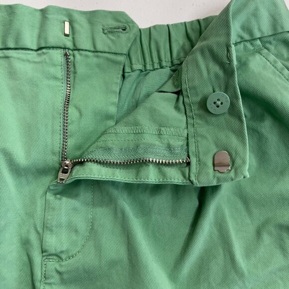 GAP Green High Rise Shorts Women's Size 8 Stretch Cotton Blend - Picture 6 of 9